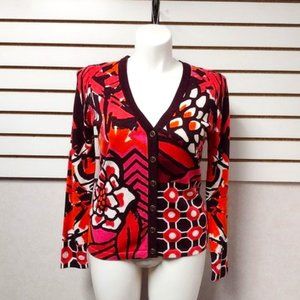 Isaac Mizrahi Live! Multi Color Cardigan Sweater